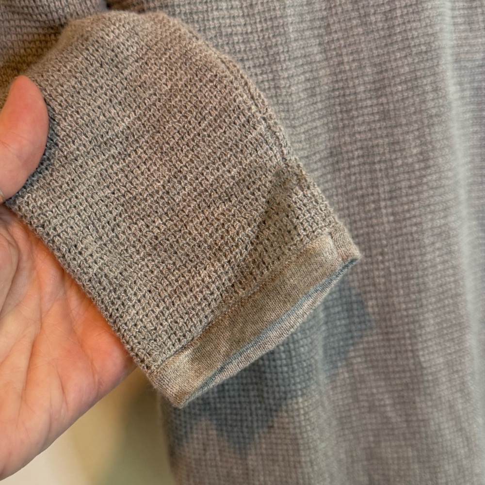 Michael Michael Kors Light Gray Knit Sweater with Button Detail - Picture 6 of 7